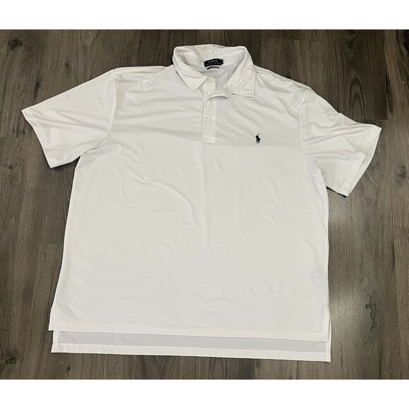 Ralph Lauren Other - Polo Ralph Lauren Shirt Mens White Performance Golf Polo Stretch 2XB